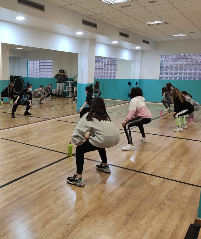 Clase de danza urbana junior